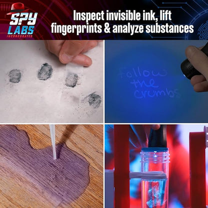Thames & Kosmos Spy Labs Inc: Forensic Investigation Kit Includes Large Lab Setup to Collect & Analyze Evidence & Clues | Explore The Science of Detective Work | for Young Investigators