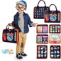 Toddler Busy Board Montessori Toys: for Toddlers 1-3 Year Old Educational Activity Book Sensory Board Travel Toy Ages 2-4 3-5 Learning Fine Motor Skills Preschool Quiet Book Gift for Boys Girls Kids