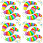 12PCS Baby Sensory Fidget Slug Toys Pack, ASMR Travel Airplane Activities Road Trip Car Toy for Toddler Kids Figette Worm for Adults Stress Relief Gift for Autism ADHD Autistic Caterpillar Stim Toys