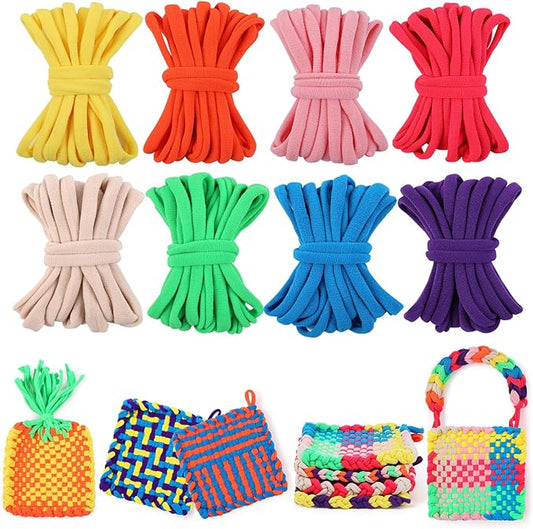 FUNiOi 224 PCS Weaving Loom Loops Refill for Potholder Weaving Craft Kit, DIY Arts and Crafts Loops Supplies for Kids Beginners, for Girls Age 6 7 8-12 13 Years Old