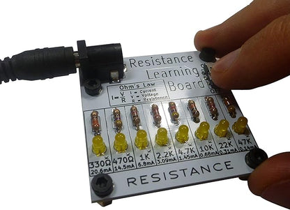 Learn to Solder | Electronics Learning Board: Resistance | STEM Kit | Practice Soldering & Learn Electronics