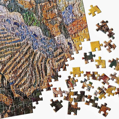 Moruska Lady with Fan by Gustav Klimt Jigsaw Puzzle 1000 Piece Art Puzzles for Adults