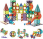 Contixo STEM Building Toys - 110 pcs Marble 3D Magnetic Run Tiles Learning Stacking Educational Building Blocks Set, Creativity Beyond Imagination, Inspirational, Recreational Toy for Kids