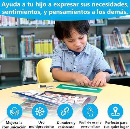Smile4Autism Loose Visual Picture Cards, Receptive and Expressive Language, Speech Articulation Therapy, ASD, ADD, ADHD, Apraxia, & Stroke Patients (Small Laminate, Spanish Looose Lami)
