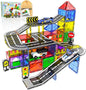 Magnetic Tiles - Road Set, Magnetic Building Blocks, Preschool Montessori Toys Gift for 3+ Year Old Boys and Girls, Sensory Travel Toys for Kids Aged 3-5 and 4-8, Ideas for Toddler with Autism