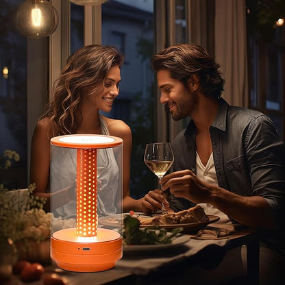 Creative LED Honeycomb Table Lamp (Orange)