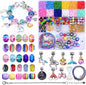 2880pcs Girls Toys Bracelet Making Kit,Beads Charm Jewelry Making Kit Supplies,Clay Beads Unicorn/Mermaid Crafts Birthday Christmas Gifts for Girls