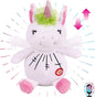 Hopearl Talking Unicorn Repeats What You Say Nodding Electric Interactive Animated Toy Speaking Plush Buddy Birthday Festival for Toddlers, 7.5''