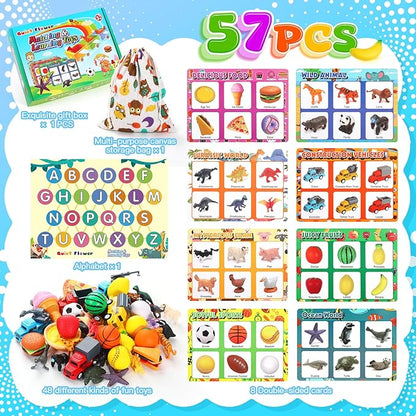 Sorting Toys for Toddlers, Sensory Toys for Kids Age 3 4 5, Boys Girls Montessori Toy, Preschool Learning Activities Education Toys, Alphabet Animal Dinosaur Fruit Vehicle Farm Toys