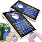 Coinhole Desktop Coin Bouncing Party Game Set | Tabletop Cornhole Board Game | Small Cornhole Travel Game Includes Coins