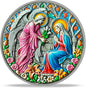 Annunciation Angel Religious Coin - Inspirational Angel and Virgin Mary Medallions with Biblical Verse - Ideal Religious and Spiritual Gifts for Men & Women Celebrating Faith and Devotion