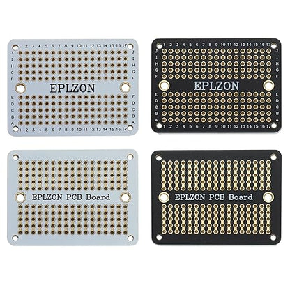 Solderable Breadboard Mini PCB Board Gold-Plated Solder Breadboard for DIY Electronics Projects Apply to Arduino Soldering Projects 2.0"x1.5" Mixed Color(Pack of 12 Pcs)