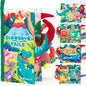 hahaland Baby Books 0-6 Months,Infant Tummy Time Toy Sensory Toys 6 to 12 Months Touch Feel Book Gifts for Boy Girl 0-3 Month Learning Toy Baby Christmas Birthday Gifts Stocking Stuffers (Single)