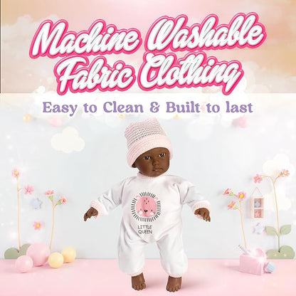 Llorens Serenity 11.8" Soft Body Doll – Lifelike Doll for Toddlers – Crafted with Premium Quality Handwashable Cotton Clothing – The Ideal Gift for Encouraging Gentle and Imaginative Play!