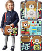 PUTSKA Busy Board Montessori Toys, Busy Book for Toddlers 3+ Years, Sensory Toys, Educational Learning Activities for Learning Fine Motor Skills, Kids Travel Essentials, Gifts for Girls Boys