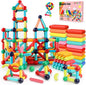 Magnetic Building Blocks - STEM Learning Toys for Kids 3+, Montessori Sensory Toys with Stronger Magnets, Creative Construction Kit Gift for Boys & Girls