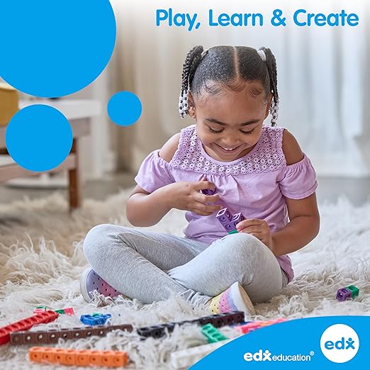 edxeducation Transparent Large Buttons | Mini Jar | Light Table Accessories | For Ages 18m+ | Sensory and Fine Motor Skill Development