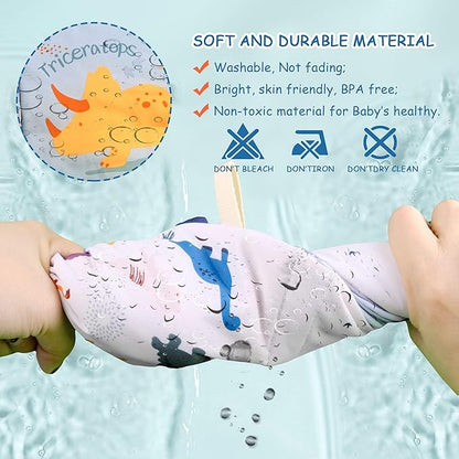 Richgv Interactive Baby Books, 2 Pack Touch & Feel Crinkle Books, Newborn Toys for Boys, 6-12 Months