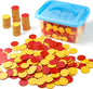Plastic Two-Color Counter,Red/Yellow Two Side 1000 PCS,Counting Manipulatvies, Math Counters for Kids, Counting Chips