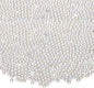 Iridescent Glass Tiny Bubble Beads, 2.0-2.5mm 10g No Hole Micro Mini Round White Transparent Water Droplets Beads - Applications: for Resin Filler, Nail Art, Dollhouse Bath Tub