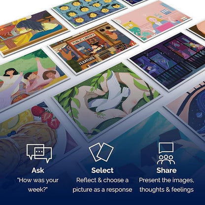 metaFox 'Where I Belong' deep pictures - 52 Coaching and Motivation Cards Set for Youth with Question - For Self-Reflection, Therapy, Relationship and Self-Awareness Game