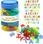 Transparent Capital Letters 52 Pcs for Light Table,Light Table Toys and Manipulatives for Kids,Educational Alphabet Set