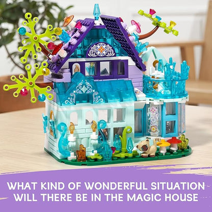 Friends Magic House Building Toy Set Compatible with Lego Friends Creative Fun for Boys and Girls Gift Idea for Kids Age 6-12 and Up 412 PCS