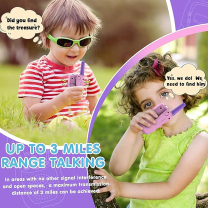 Selieve Toys for 5-12 Year Old Children's, Walkie Talkies for Kids 22 Channels 2 Way Radio Toy with Backlit LCD Flashlight, 3 Miles Range for Outside, Camping, Hiking