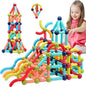 COUOMOXA Magnetic Building Blocks for Kids: Magnetic Stick Montessori Game for 3 4 5 Years Old Toddlers - STEM Starter Toy for Kids Age 3-5 Preschool - Birthday Gift for Boys Girls