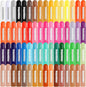 62 Colors Solid Tempera Paint Sticks, Washable Paint Sticks Bulk, Quick Drying, Non-Toxic, Rainbow Colors Tempera Stick Kids Toddler, No Mess Art Supplies for Paper Wood Glass Ceramic Canvas