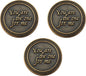 Bulk Set of 3 Romantic Love Expression Coins, You are The One for Me, I Need You by My Side, Anniversary Pocket Tokens for Date Night, Love Gift for Men & Women, from Him or Her