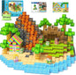 Magnetic Blocks - 120PCS 1“ Magnetic Building Blocks Kids Toys for Age 3-5 4-8 5-7 8-12, Stacking Mine Magnet World Craft Cubes for Kids, Educational Toys Christmas Birthday Game Gifts for Boys Girls