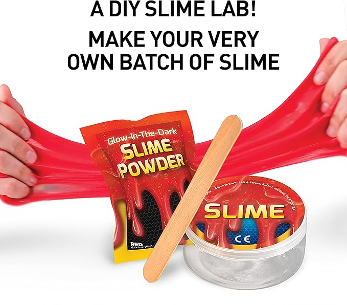 NATIONAL GEOGRAPHIC Mega Science Kit - Glow in The Dark Lab with Crystal Growing Kit, Slime Making, Glowing Putty, Science Experiments, Slime Kit for Boys & Girls, Halloween Crafts (Amazon Exclusive)
