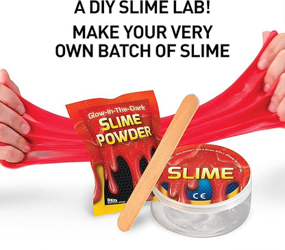 NATIONAL GEOGRAPHIC Mega Science Kit - Glow in The Dark Lab with Crystal Growing Kit, Slime Making, Glowing Putty, Science Experiments, Slime Kit for Boys & Girls, Halloween Crafts (Amazon Exclusive)