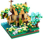 Architecture Port Cabin Building Set Model Kit and Gift for Kids and Adults Mini Blocks 600 PCS with 2 Figure