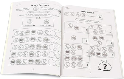 Learning Resources Teaching and Learning Money Activity Book, Counting/Sorting, Grades 4+,Multicolor