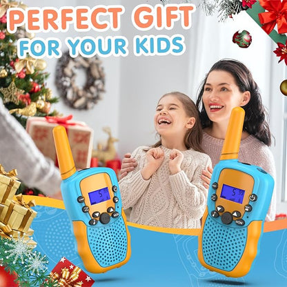 Selieve Toys for 3-12 Year Old Boys Girls, Walkie Talkies for Kids 22 Channels 2 Way Radio Toy with Backlit LCD Flashlight, 3 Miles Range for Outside, Camping, Hiking