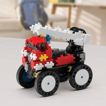 PLUS PLUS - GO! Learn to Build Vehicles Super Set, 800 Pieces - Construction Building Stem/Steam Toy, Interlocking Mini Puzzle Blocks for Kids