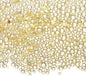 Iridescent Glass Tiny Bubble Beads, 0.4-3mm 10g No Hole Micro Mini Round Deep Yellow Water Droplets Beads - Applications: for Resin Filler, Nail Art, Dollhouse Bath Tub