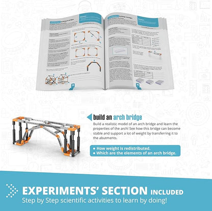Engino- Stem Toys, Architecture Set: Eiffel Tower, Sydney Bridge- Building Toys, Engineering Kit for Kids 9+, STEM Project, Gifts for Boys & Girls (11 Model Options)