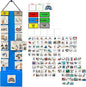 Visual Schedule for Kids – 133 Durable Plastic Picture Cards with Soft Loop Coins | Daily Routine & Chore Reward Chart for Home, School, Autism, ADHD & Special Needs Behavior Support