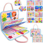Exorany Busy Board Montessori Toys for Toddler Girl & Boy Birthday Gifts, Busy Book Learning Sensory Toys for Toddlers, Toddler Travel Toy Educational Activities Learn Fine Motor Skills