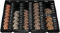 BankSupplies Self-Counting Loose Coin Tray | Black/White | Coin Holder & Organizer | Holds 6 Change Denominations | Non-Slip | Pennies, Nickels, Dimes, Quarters, Halves & SBA Dollars