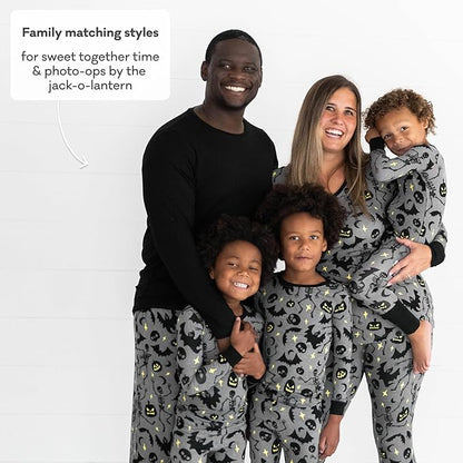Little Sleepies Two-Piece Pajama Set for Boys & Girls, Soft Viscose from Bamboo Toddler Pajamas for Kids, Family Matching PJs