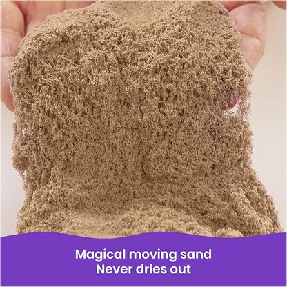 Kinetic Sand, 3.25lbs Beach Play Sand, Moldable Sensory Toys for Kids, Resealable Bag (Packaging May Vary), for Ages 3 and up