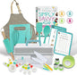 TOVLA JR Kids Real Cooking and Baking Ultimate Gift Set | Montessori Kid-Safe Knives, Apron, Visual Cookbook, Timer, Storage Case & Tools | Premium Christmas & Birthday Gift for Girls & Boys Ages 4–12