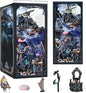 Book Nook Kit, 3D Wooden Puzzle for Adults Teen, DIY Ocean Miniature Dollhouse Booknook Kit with Led Light and Dust Cover (Song of The Sirens)