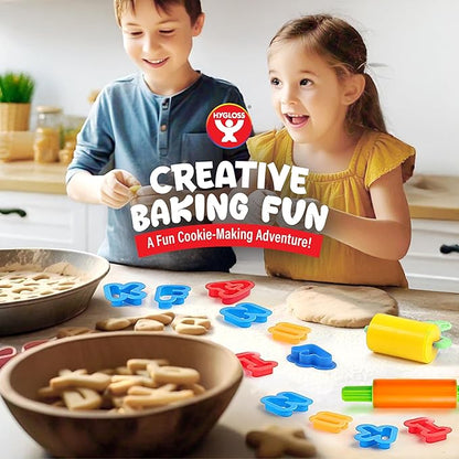 Dough Cutters - Set of 8 - Clay and Modeling Tools Set – Plastic Accessories for Kids' Crafting, Shaping, and Creative Play – Ideal for Clay, Dough, and Sand