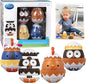 Egg Stacking & Sorting Animals, Mix & Match Adorable Hatching Friends- 4 Different Animals- Creative, Educational & Imaginative Hands On Building Toys- Baby Toddler Kids Xmas Gift- Chick Owl Duck Bird