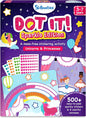 Skillmatics Dot It Art - Unicorns & Princesses, 500+ Sparkly Stickers, Mess-Free Fun for Kids, Stocking Stuffers, DIY Scrapbooking Craft Kits, Travel Toys, Christmas Gifts for Ages 3, 4, 5, 6, 7